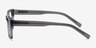 Lynch Matte Gray AcetateEyeglass Frames from EyeBuyDirect, Side View