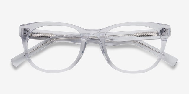 Confidence Clear AcetateEyeglass Frames from EyeBuyDirect, Closed View