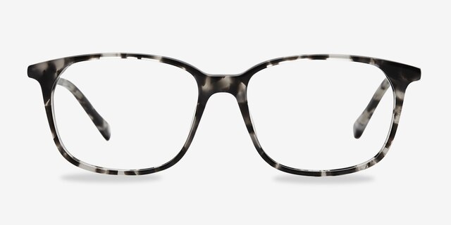 The Bay Gray Floral AcétateMontures de lunettes de vue d'EyeBuyDirect, Vue de Face