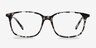 The Bay Gray Floral AcétateMontures de lunettes de vue d'EyeBuyDirect, Vue de Face