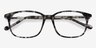 The Bay Gray Floral AcétateMontures de lunettes de vue d'EyeBuyDirect, Vue Rapprochée