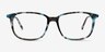 The Bay Blue Floral AcetateEyeglass Frames from EyeBuyDirect, Front View