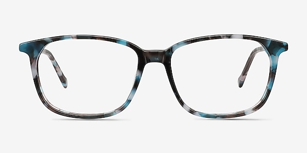 The Bay Blue Floral Acétate Montures de lunettes de vue