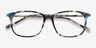The Bay Blue Floral AcetateEyeglass Frames from EyeBuyDirect, Closed View