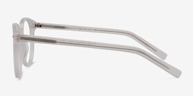 Primrose Blanche Acétate Montures de lunettes de vue d'EyeBuyDirect, Vue de Côté