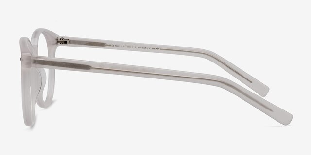 Primrose Blanche AcétateMontures de lunettes de vue d'EyeBuyDirect, Vue de Côté