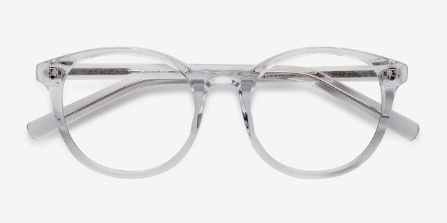 Primrose Clear AcetateEyeglass Frames from EyeBuyDirect, Closed View