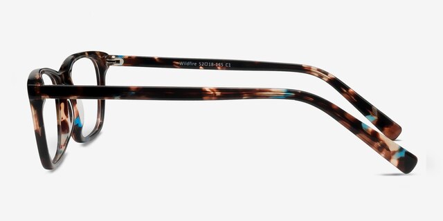 Wildfire Blue Tortoise AcetateEyeglass Frames from EyeBuyDirect, Side View