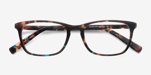 Wildfire Blue Tortoise AcetateEyeglass Frames from EyeBuyDirect, Closed View