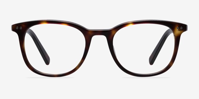 Demain Dark Tortoise AcetateEyeglass Frames from EyeBuyDirect, Front View