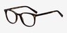 Demain Dark Tortoise AcetateEyeglass Frames from EyeBuyDirect, Angle View