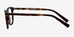 Demain Dark Tortoise AcetateEyeglass Frames from EyeBuyDirect, Side View
