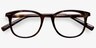 Demain Dark Tortoise AcetateEyeglass Frames from EyeBuyDirect, Closed View