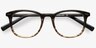 Demain Gray Brown AcetateEyeglass Frames from EyeBuyDirect, Closed View