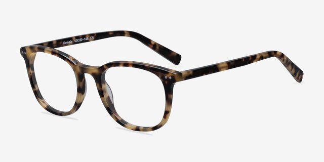Demain Tortoise AcetateEyeglass Frames from EyeBuyDirect, Angle View