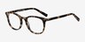 Demain Tortoise AcetateEyeglass Frames from EyeBuyDirect, Angle View