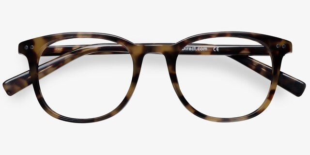 Demain Tortoise AcetateEyeglass Frames from EyeBuyDirect, Closed View