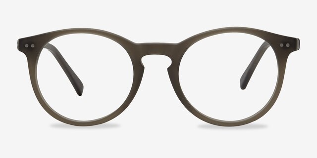 Neptune Matte Green AcetateEyeglass Frames from EyeBuyDirect, Front View