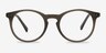 Neptune Matte Green AcetateEyeglass Frames from EyeBuyDirect, Front View