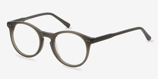 Neptune Matte Green AcetateEyeglass Frames from EyeBuyDirect, Angle View