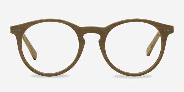 Neptune Yellow AcetateEyeglass Frames from EyeBuyDirect, Front View