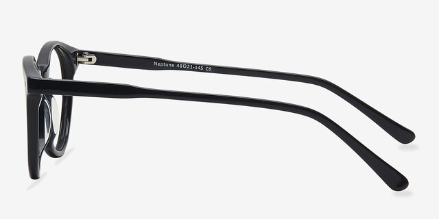 Neptune Dark Green AcetateEyeglass Frames from EyeBuyDirect, Side View