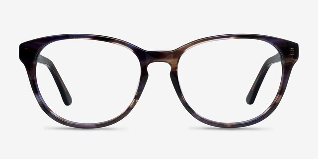 Mars Purple AcetateEyeglass Frames from EyeBuyDirect, Front View