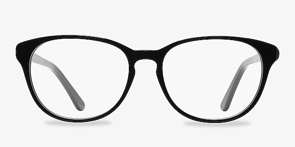 Mars Black Acetate Eyeglass Frames
