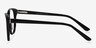 Mars Black AcetateEyeglass Frames from EyeBuyDirect, Side View