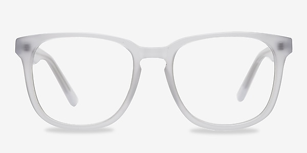 Sail White Clear Acetate Eyeglass Frames