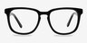 Sail Black AcetateEyeglass Frames from EyeBuyDirect, Front View
