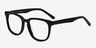 Sail Black AcetateEyeglass Frames from EyeBuyDirect, Angle View