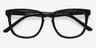 Sail Black AcetateEyeglass Frames from EyeBuyDirect, Closed View
