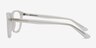 Damien Matte Clear AcétateMontures de lunettes de vue d'EyeBuyDirect, Vue de Côté