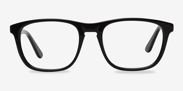 Damien Noir Acétate Montures de lunettes de vue