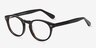 The Loop Gris foncé AcétateMontures de lunettes de vue d'EyeBuyDirect, Vue d'Angle