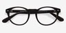 The Loop Gris foncé AcétateMontures de lunettes de vue d'EyeBuyDirect, Vue Rapprochée