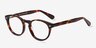 The Loop Tortoise AcetateEyeglass Frames from EyeBuyDirect, Angle View