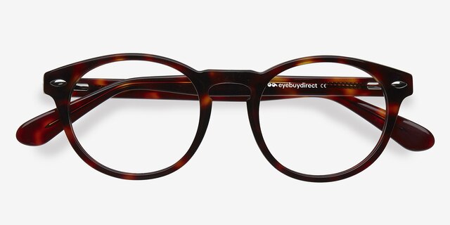 The Loop Tortoise AcetateEyeglass Frames from EyeBuyDirect, Closed View