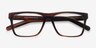 Pioneer Brun AcétateMontures de lunettes de vue d'EyeBuyDirect, Vue Rapprochée