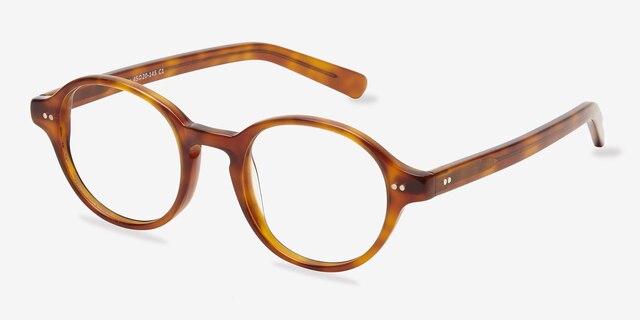 Homer Tortoise AcetateEyeglass Frames from EyeBuyDirect, Angle View