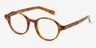 Homer Tortoise AcetateEyeglass Frames from EyeBuyDirect, Angle View