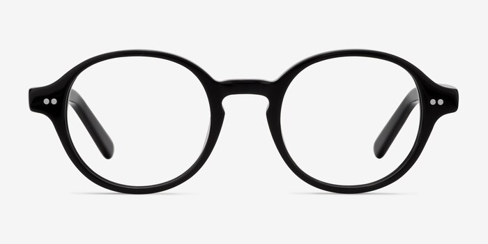 Homer Black Acetate Eyeglass Frames from EyeBuyDirect
