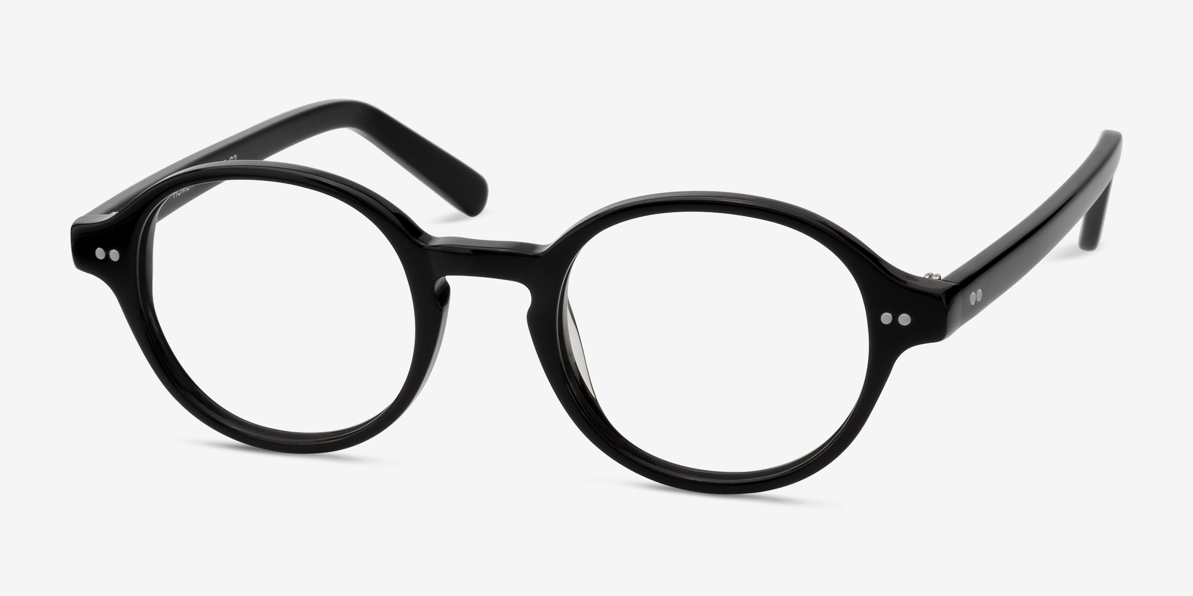 Homer Round Black Full Rim Eyeglasses | Eyebuydirect