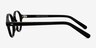 Homer Black AcetateEyeglass Frames from EyeBuyDirect, Side View