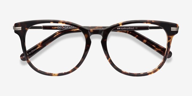 Decadence Écailles Acetate-metalMontures de lunettes de vue d'EyeBuyDirect, Vue Rapprochée