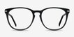 Decadence Black Acetate, MetalEyeglass Frames from EyeBuyDirect, Front View