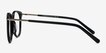 Decadence Black Acetate, MetalEyeglass Frames from EyeBuyDirect, Side View