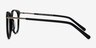 Decadence Black Acetate-metalEyeglass Frames from EyeBuyDirect, Side View
