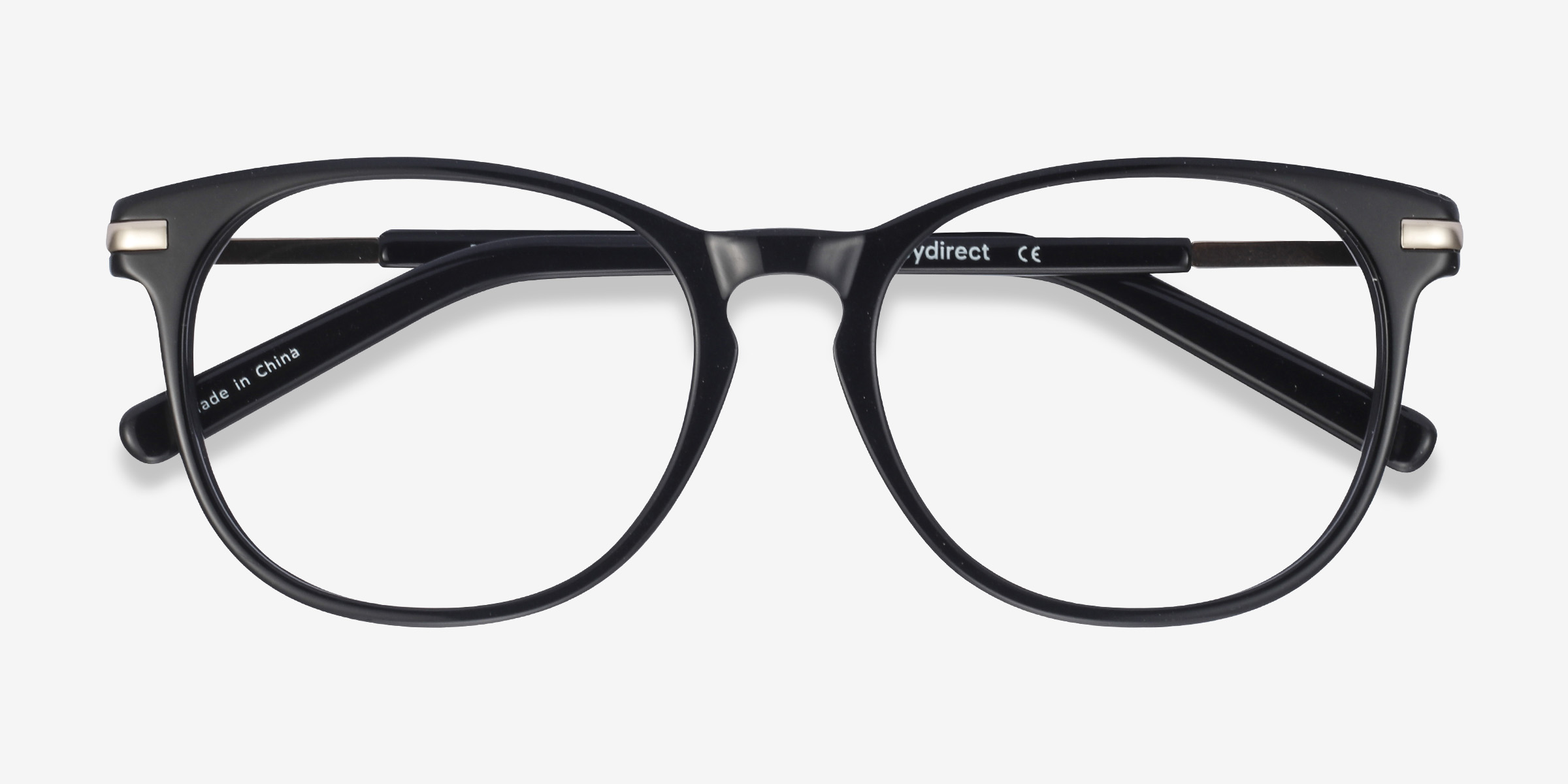 Decadence Round Black Full Rim Eyeglasses Eyebuydirect